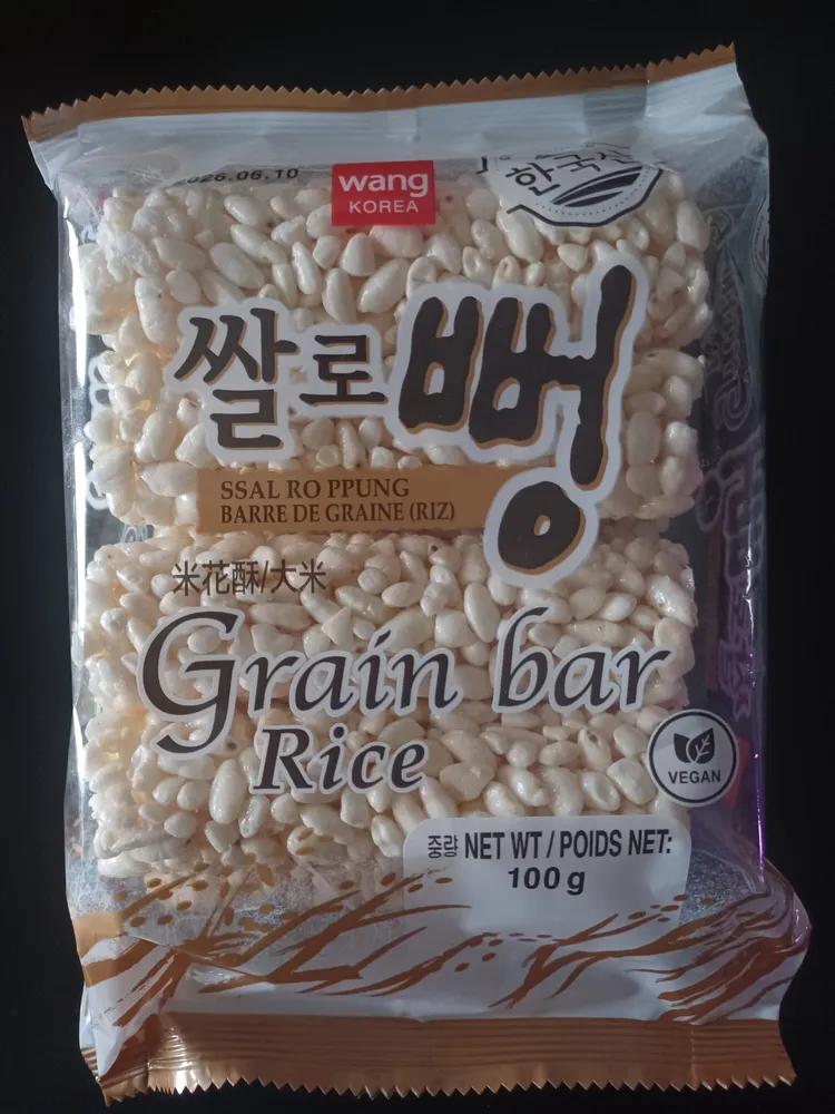 Barres crakers au riz