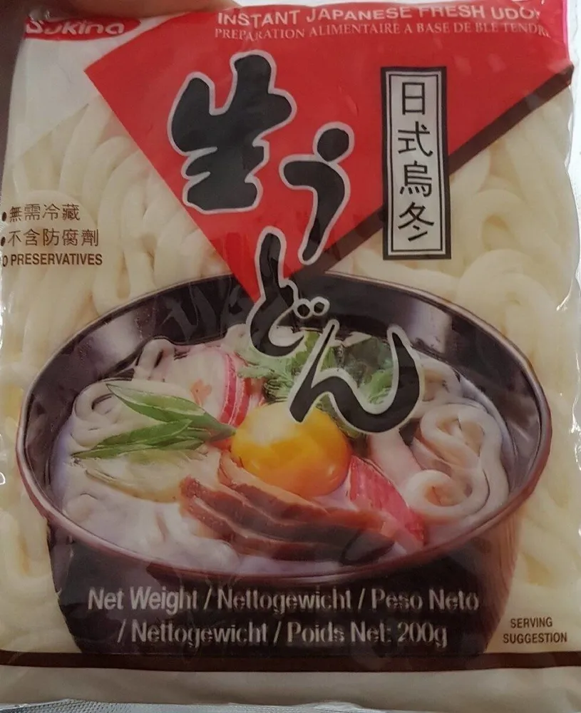 Instant japanese fresh udon