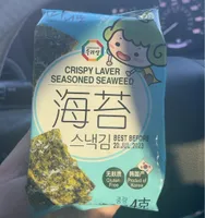 Crispy laver seasoned seaweed