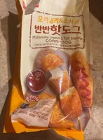 Mozzarella cheese and fish sausage
