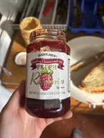 Raspberry Preserves made with Fresh Raspberries