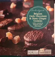 Belgian Dark Chocolate & Stem Ginger Cookiers