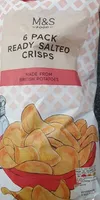 Ready salted crisps