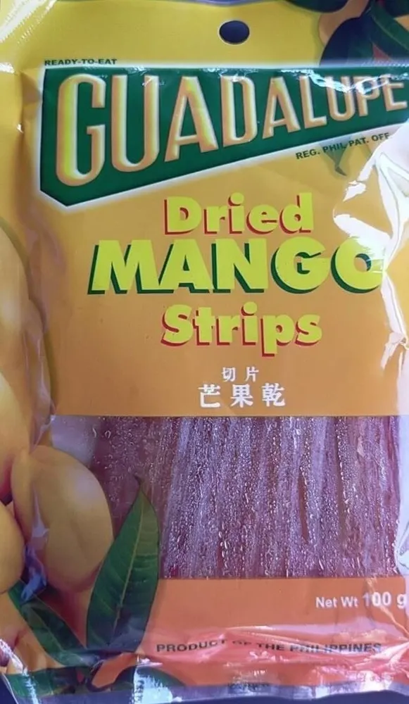 Dried mango strips