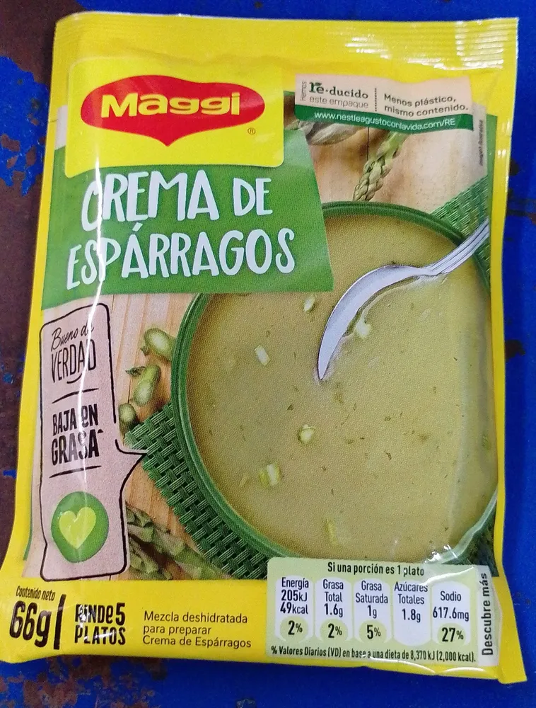 crema de espárragos