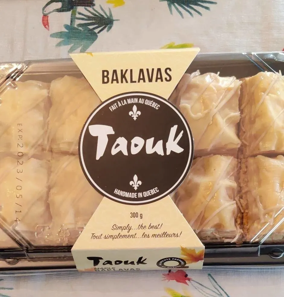 Baklavas à l'érable