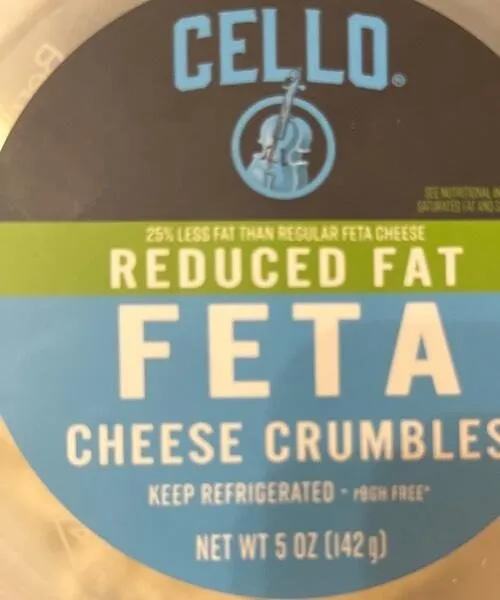 Reduced Fat Feta Cheese Crumbles