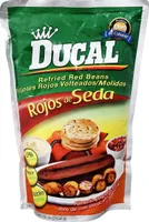 Refried red beans pouch