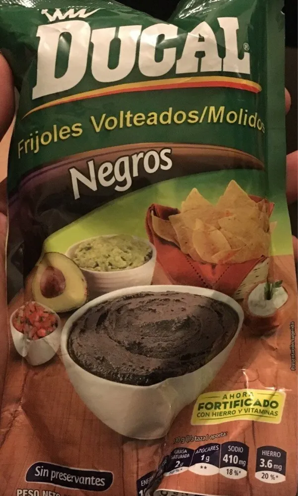 Frijoles Volteados/Molidos Negros
