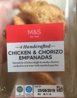 Chicken & chorizo empenadas