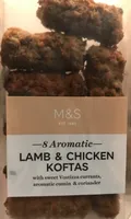 Lamb & chicken koftas