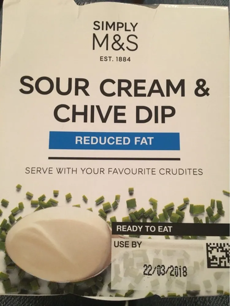 Sour cream & chive dip