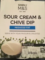 Sour cream & chive dip