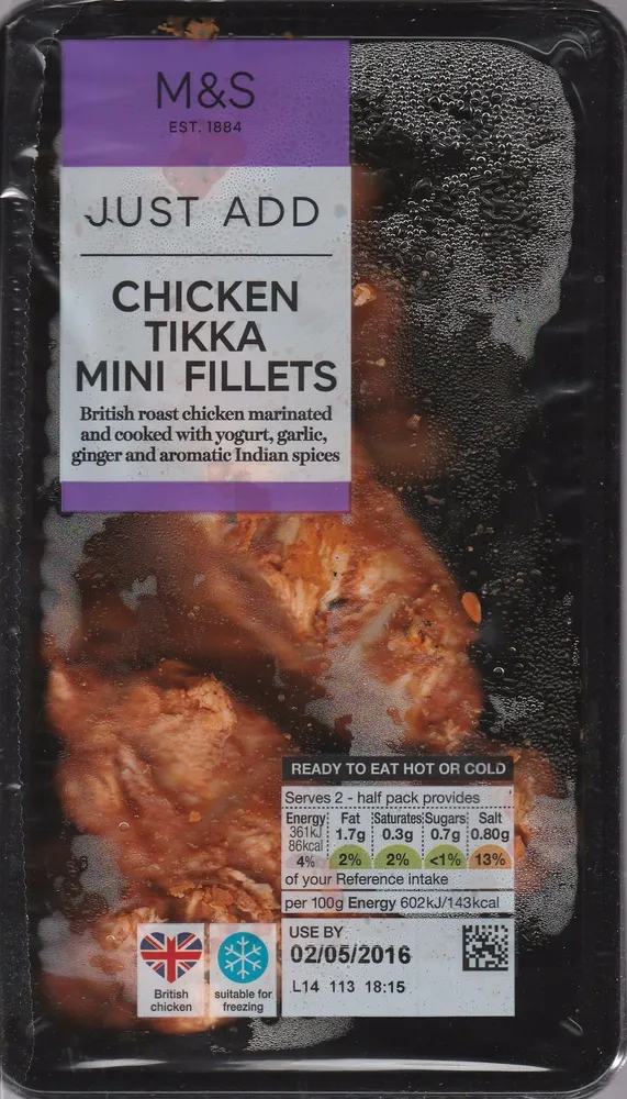Chicken Tikka Mini Fillets