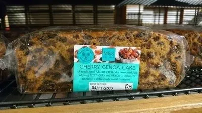 Cherry genoa cake