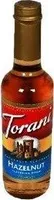 Hazelnut Flavored Syrup