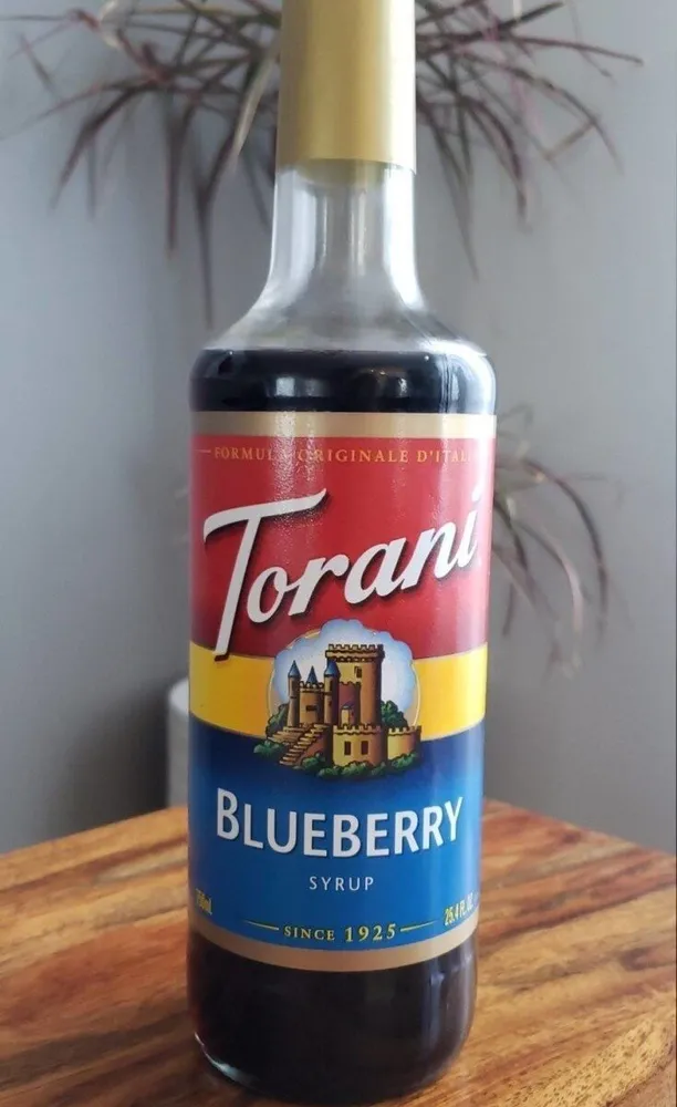 Blueberry syrup