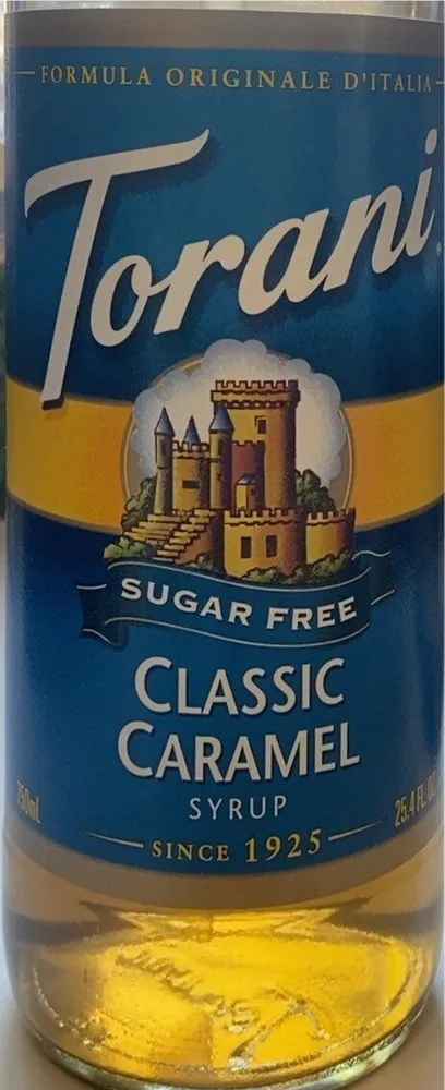 Sugarfree classic caramel syrup with splenda