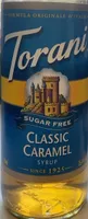 Sugarfree classic caramel syrup with splenda