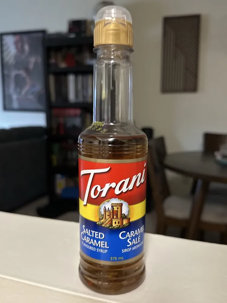 Salted Caramel Flavoured Syrup