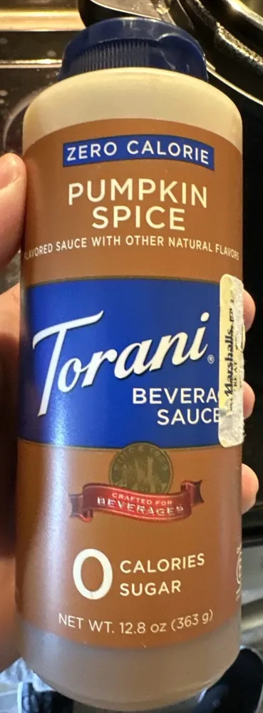 Zero Calorie Pumpkin Spice Sauce