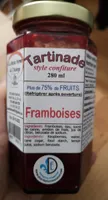 Tartinade style confiture framboises