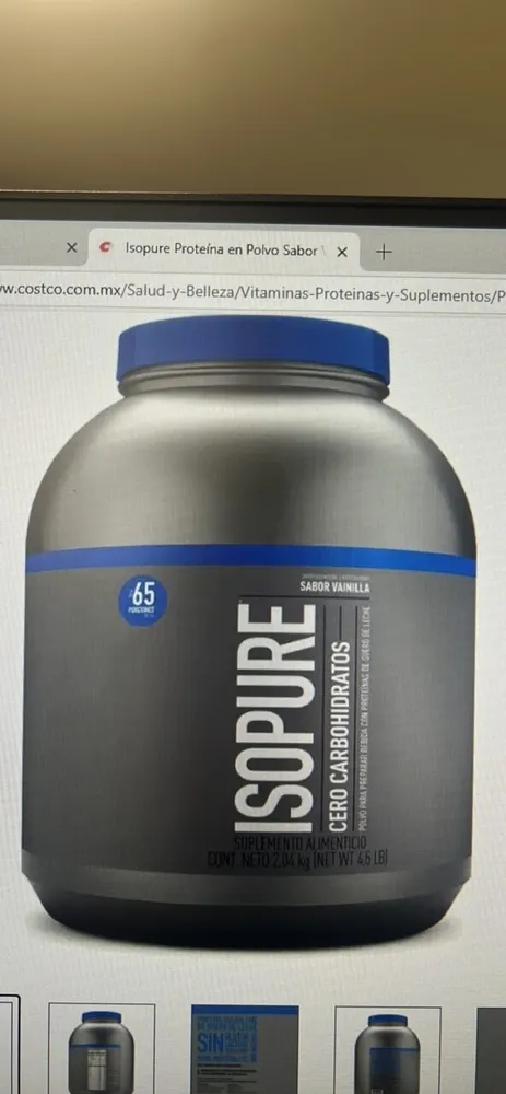 Isopure Cero Carbohidratos