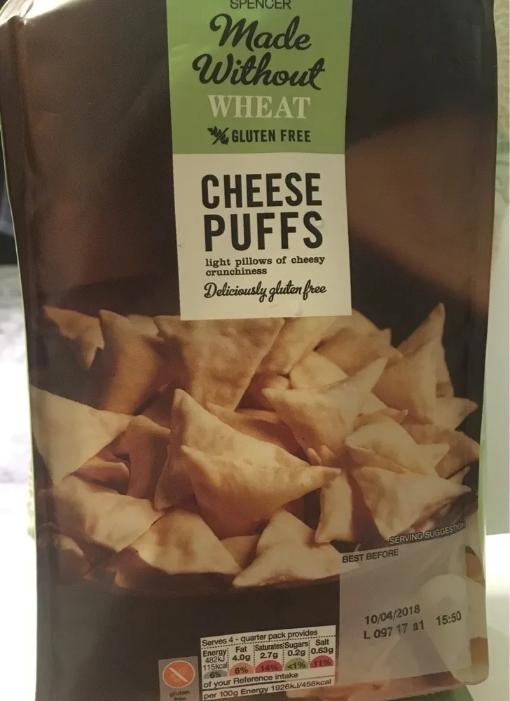 Made Without Wheat Cheese Puff Gluten Free