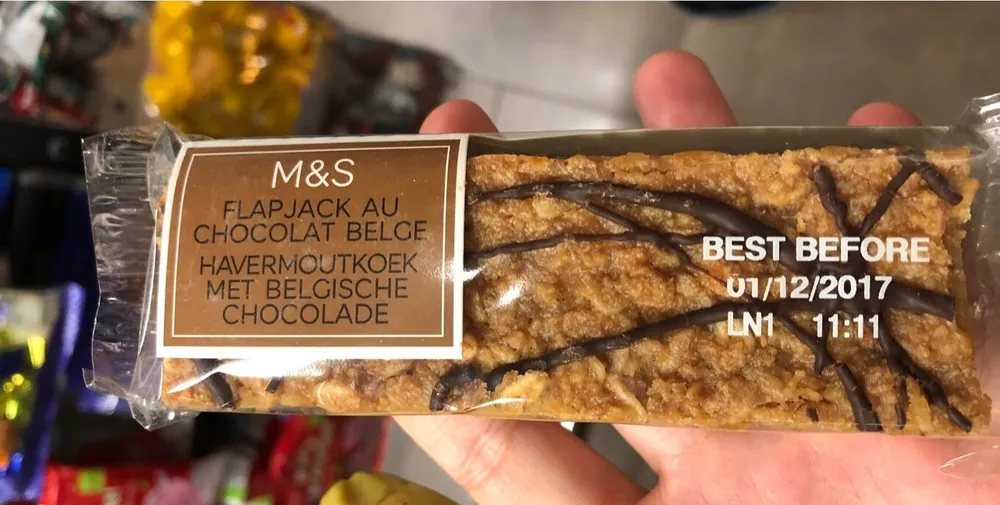 Flapjack au Chocolat Belge