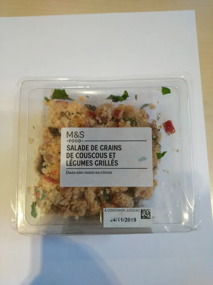 Salade Couscous Et Legumes Grilles