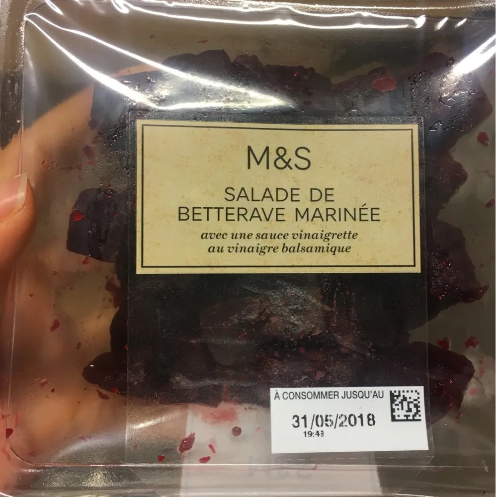 Salade de betterave marinée