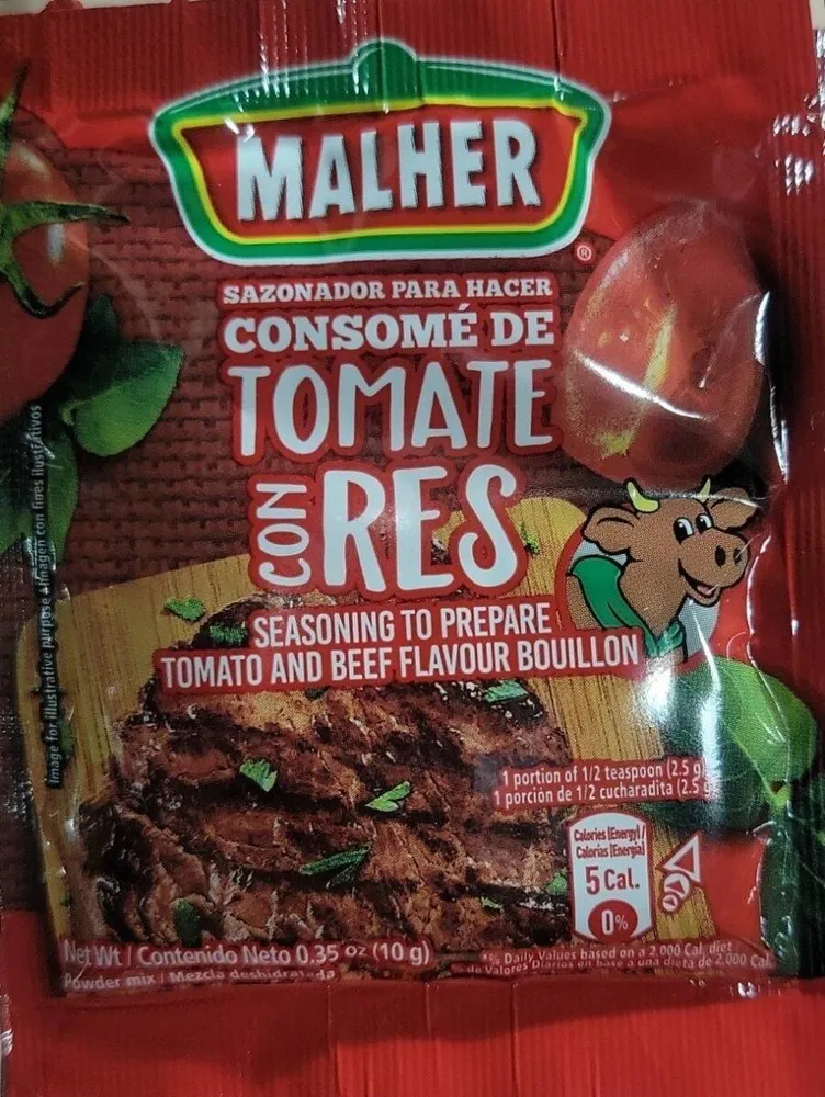 Sazonador para hacer Consome de tomate