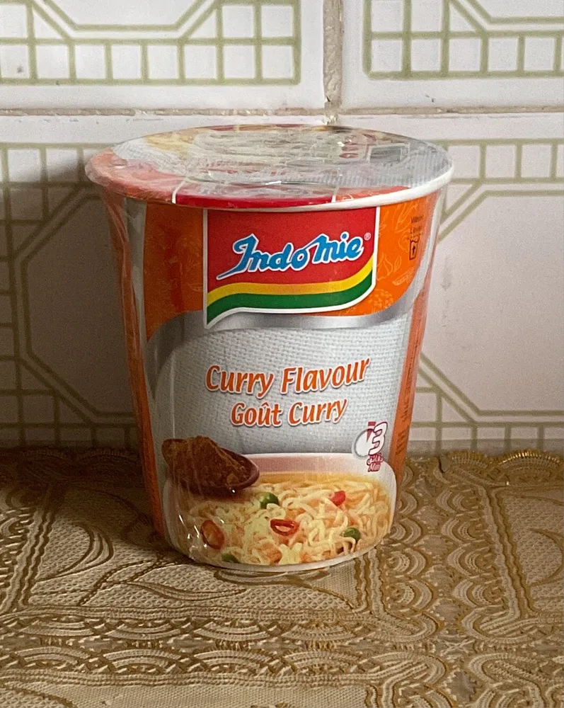 Indomie curry flavor noodles