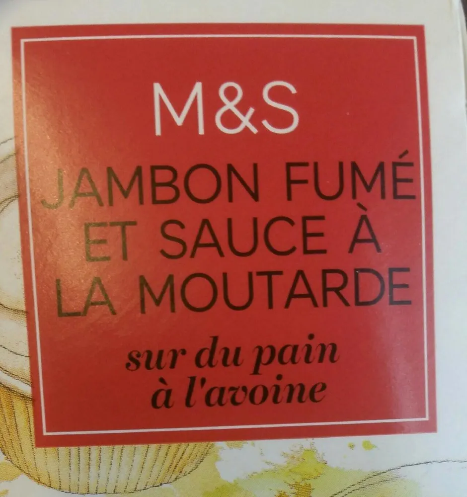 Sandwich Jambon Fumé Sauce Moutarde