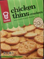 Garden chicken thin crackers