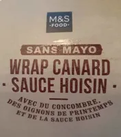 Wrap canard sauce hoisin