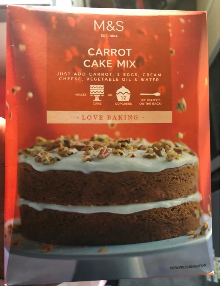 Carrot cake mix