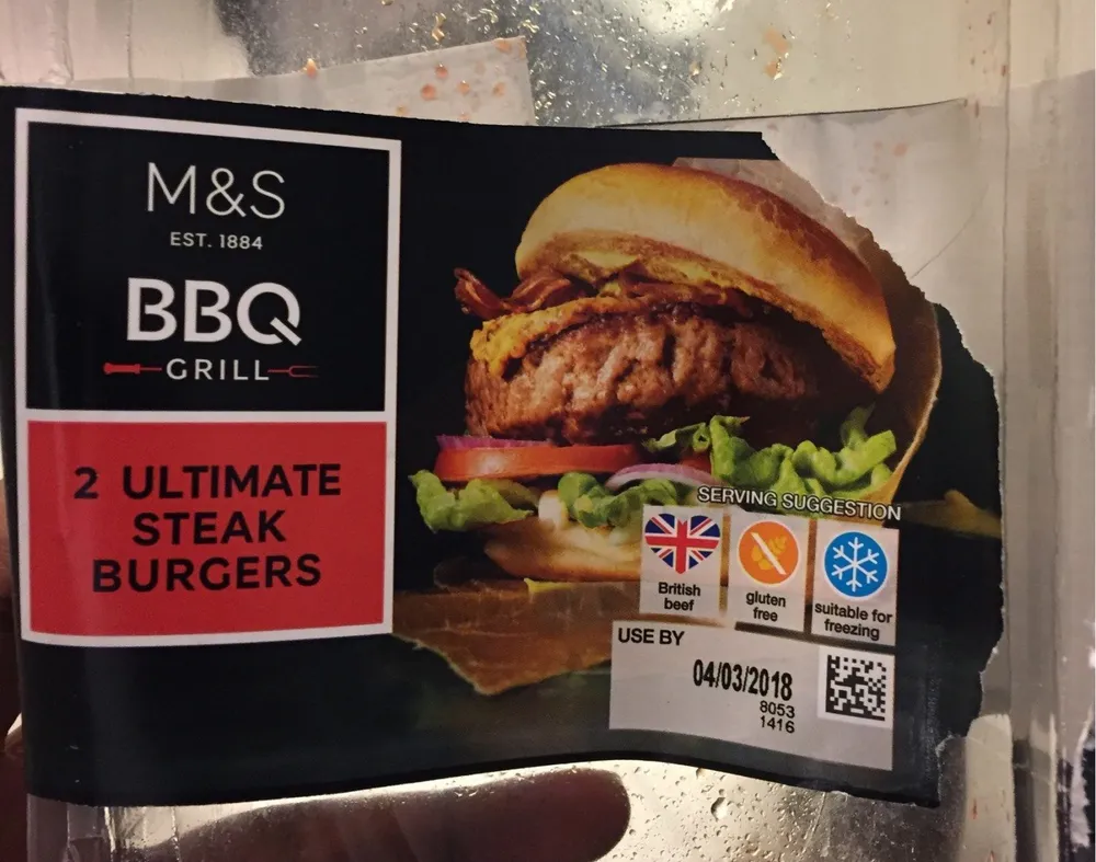 2 ultimate steak burgers