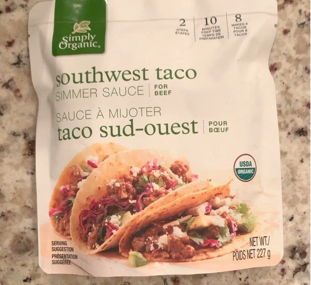 Southwest taco simmer sauce