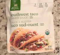 Southwest taco simmer sauce