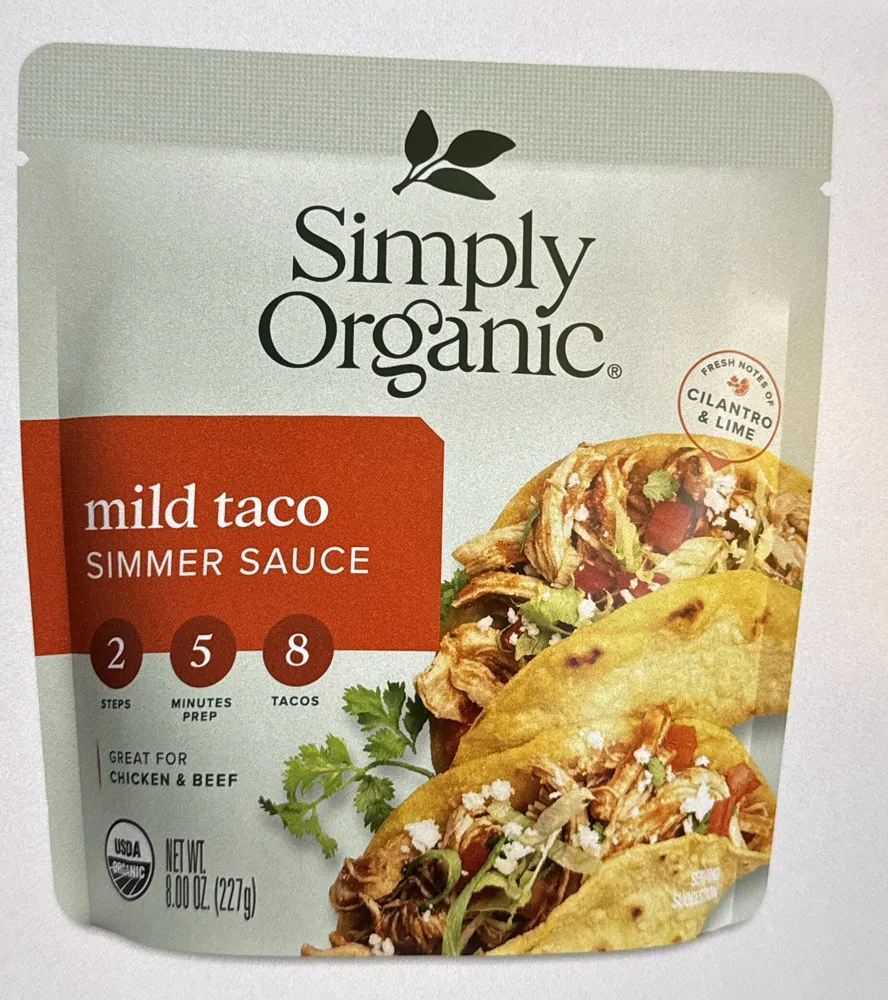 mild taco simmer sauce