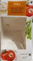 Poulet Rôti et Salade sur Pain Spécial