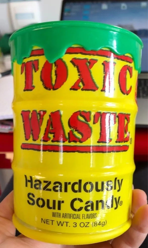 Toxic waste - Hazardously sour candy