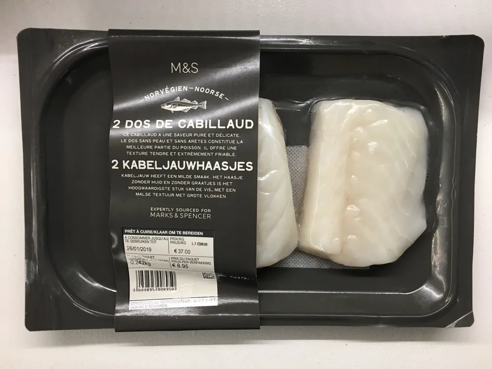 Dos de cabillaud