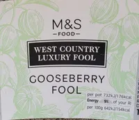 West Country Luxury Gooseberry Fool