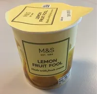 Lemon fruit fool