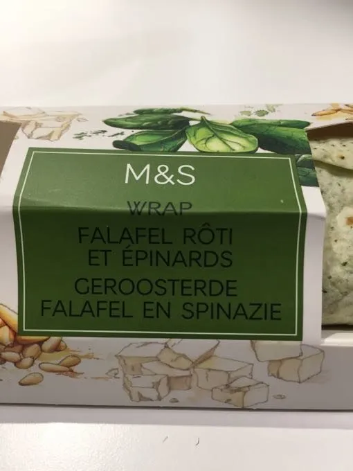 Wrap Falafel Rôti et Épinards