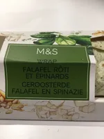 Wrap Falafel Rôti et Épinards