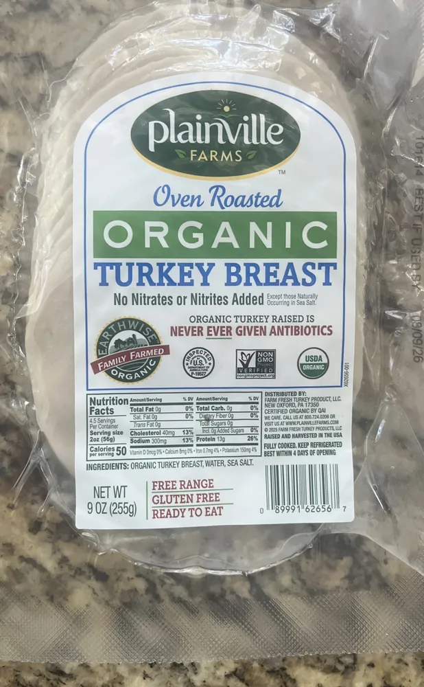 organic turkey breast