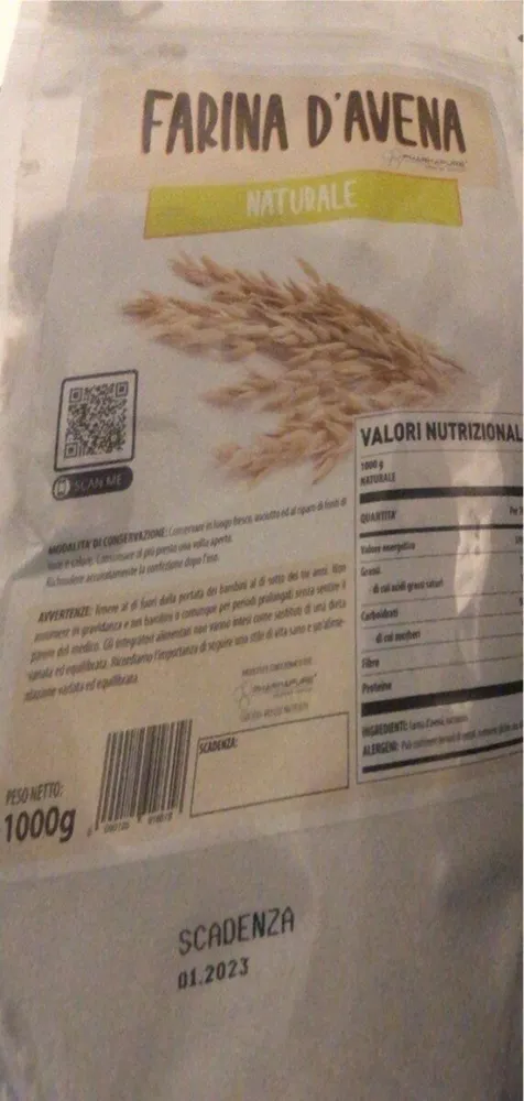 Farina D’Avena Naturale